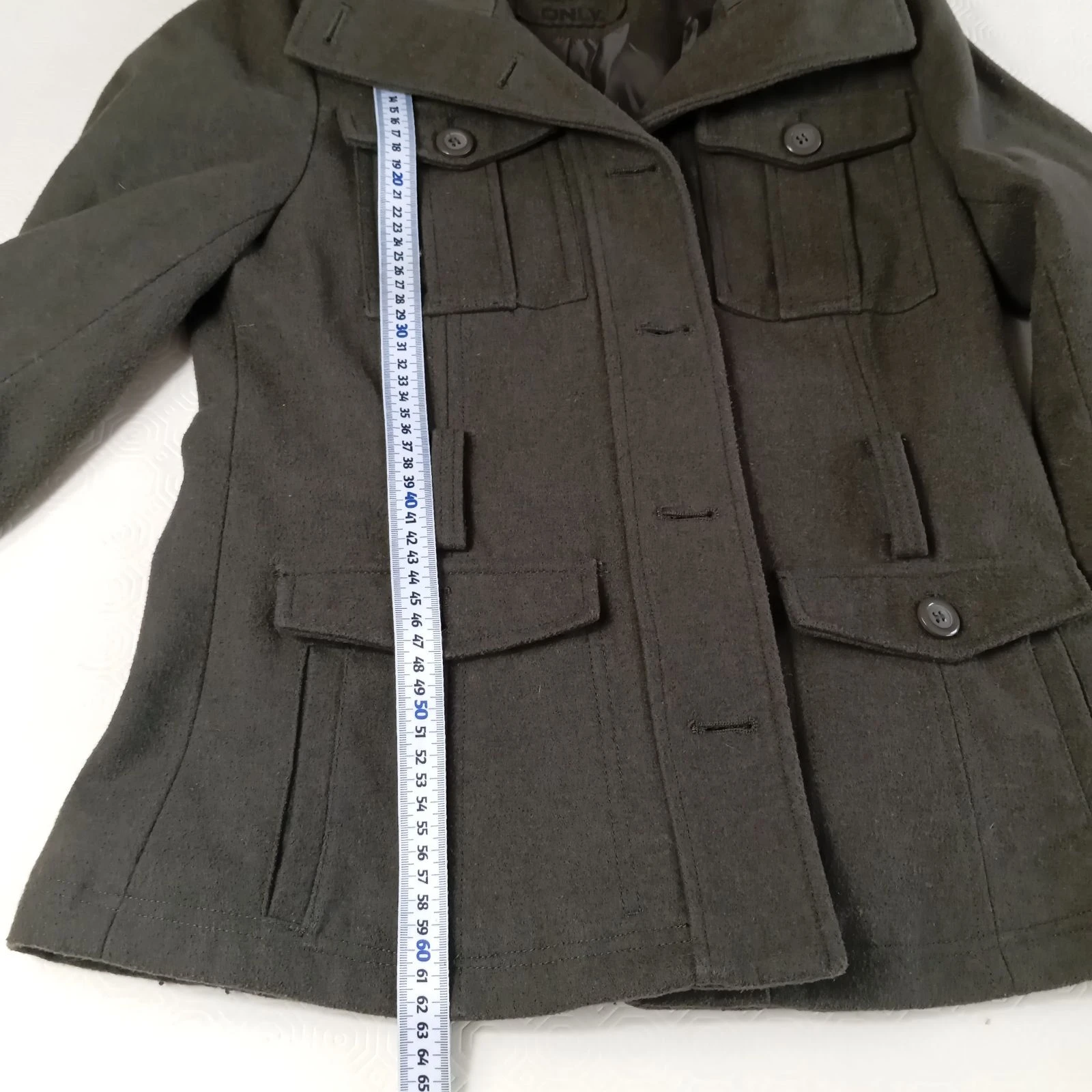 Chaqueta Mujer Marca Only Color Caqui / Verde Talla S – photo 10
